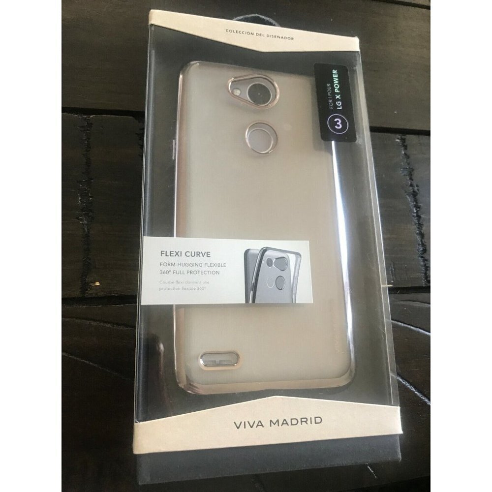 Viva Madrid Metalico Flex Case For Lg X Power 3, Gun Metal